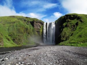 Skógafoss waterfall